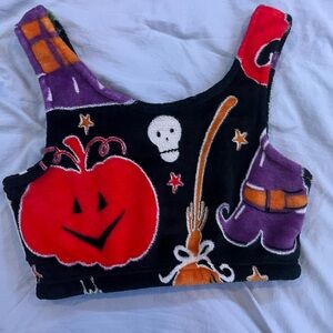 Kids Halloween Costume Top - Black, Red, Purple